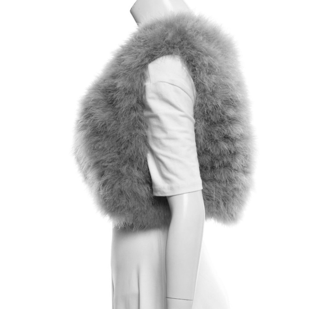 REAL Mohair/Mongolian Fur Vest Sz MED